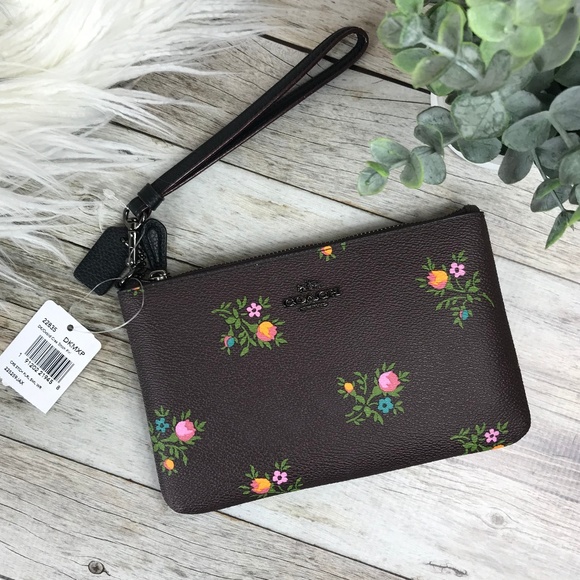 Coach Handbags - Coach Floral Wristlet (NWT)